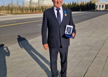 «Ерен еңбегі үшін» медалімен марапатталды